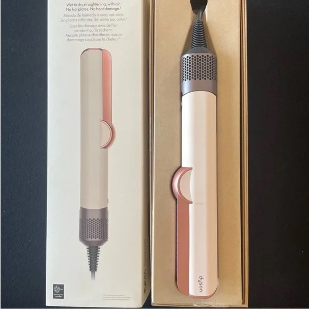 Limited edition Dyson air straight styler pink